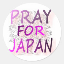 Ruegue para Japón Pegatina