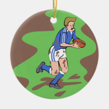 Rugbi Adornos De Navidad