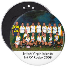 Rugbi de British Virgin Islands Pin