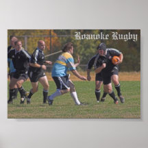 Rugbi de Roanoke - llamada de Ben Poster