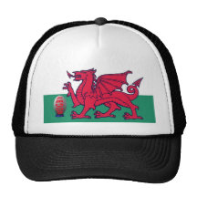 rugbi galés gorro