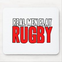 Rugbi real del juego de los hombres tapetes de ratones