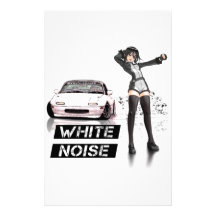 Ruido blanco MX5 Miata Papelería De Diseño