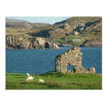Ruina en Iona Tarjeta Postal