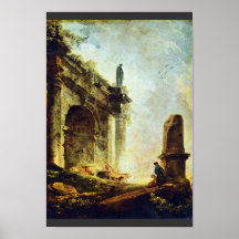 Ruinas antiguas de Roberto Huberto Posters