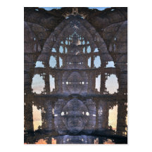 ruinas de la catedral postal