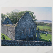 Ruinas de la iglesia, Islay, Escocia Tarjetas Publicitarias