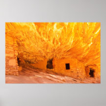Ruinas del indio de Anasazi Posters