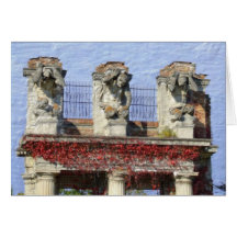 Ruinas del parque de Holliday, Indianapolis, ADENT Felicitación