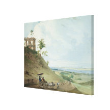 Ruinas en Pir Pihar, cerca de Monghy, Bihar, 1790  Impresion De Lienzo