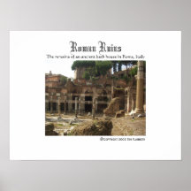 Ruinas romanas impresiones