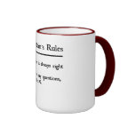 Rules de capitán taza