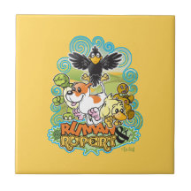 Ruman y escudo de Rupert Azulejos