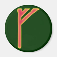 rune Fehu Futhark Magnets