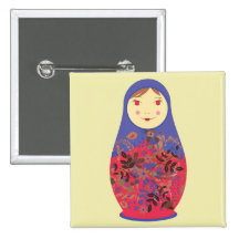 Ruso del ~ de la muñeca 2 de Matryoshka/jerarquiza Pin