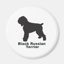 Ruso negro Terrier Iman De Frigorífico