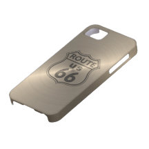 Ruta 66 del oro iPhone 5 Case-Mate cárcasa