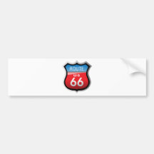 Ruta 66 etiqueta de parachoque