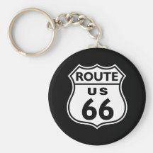Ruta 66 llavero personalizado