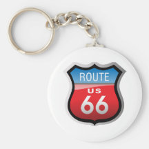 Ruta 66 llaveros personalizados