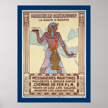 Ruta D'Egypte del La del ~ de Marsella - de Alexan Posters
