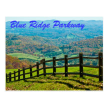 ruta verde azul del canto tarjeta postal