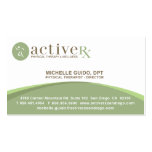 rx activo tarjetas de visita