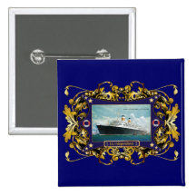 S.S. Buque de vapor del vintage de la independenci Pin