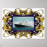 S.S. Buque de vapor del vintage de la independenci Impresiones