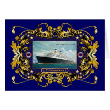 S.S. Buque de vapor del vintage de la independenci Tarjetas