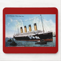 S.S. Estrella olímpica, estrella blanca Line, 1913 Alfombrilla De Ratón