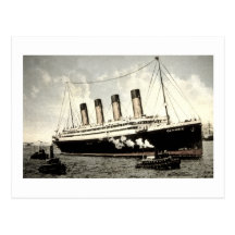 S.S. Estrella olímpica, estrella blanca Line, 1913 Postales