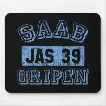 Saab Gripen - AZUL Tapete De Ratones