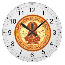 Sabiduría de la meditación de Buda Relojes