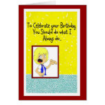 Sabiduría del cumpleaños tarjeta