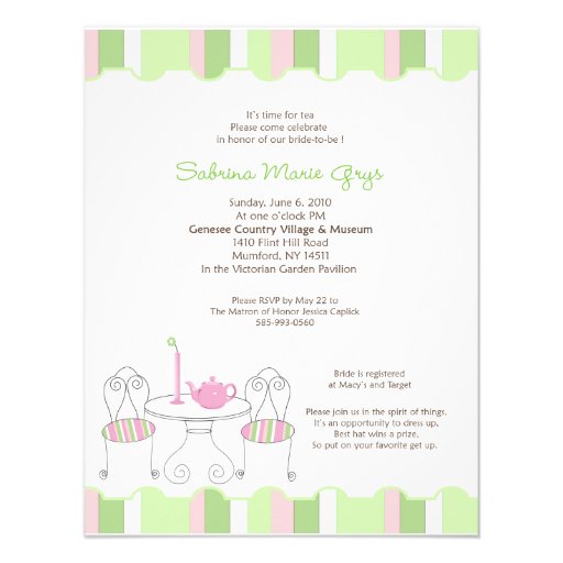 SABRINA nupcial ONLY* del *FOR de la invitación de