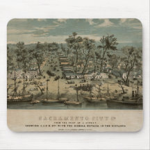 Sacramento 1850 alfombrilla de ratón