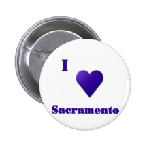 Sacramento -- Azul de medianoche Pin