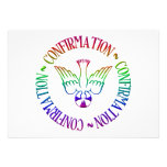 Sacramento de la confirmación - pendiente del Espí Invitacion Personalizada