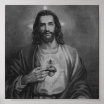 Sacré-Coeur de Jésus. Poster