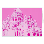 Sacre rosado Coeur 1 Felicitación