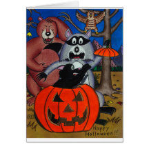 Sacudida de Halloween Tarjetón