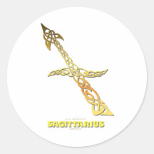 Sagitario de la serie de Astrocelt Pegatina
