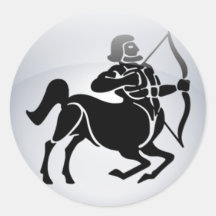 Sagitario del zodiaco etiqueta