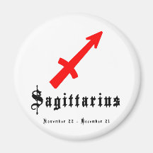 Sagitario, el 22 de noviembre - 21 de diciembre imanes de nevera