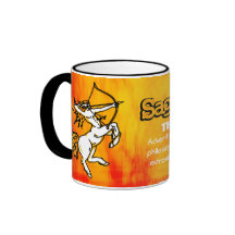 Sagitario la taza astrológica de la muestra del fu