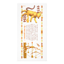 Sagitario llevado zodiaco 1974 de WoodTiger de Val Tarjetas Personales Con Fotos