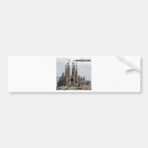 SAGRADA FAMILIA BARCELONA ESPAÑA (St.K) Pegatina De Parachoque