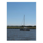 Sailing Boat on IJssel Lake Photo Postcard