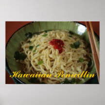 Saimin: Penicilina hawaiana Poster